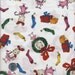 1 Yard : How The Grinch Stole Christmas - White Tossed Charactesrs White Stockings Cindy Lou Who Dr. Seuss Quilt Fabric SALE