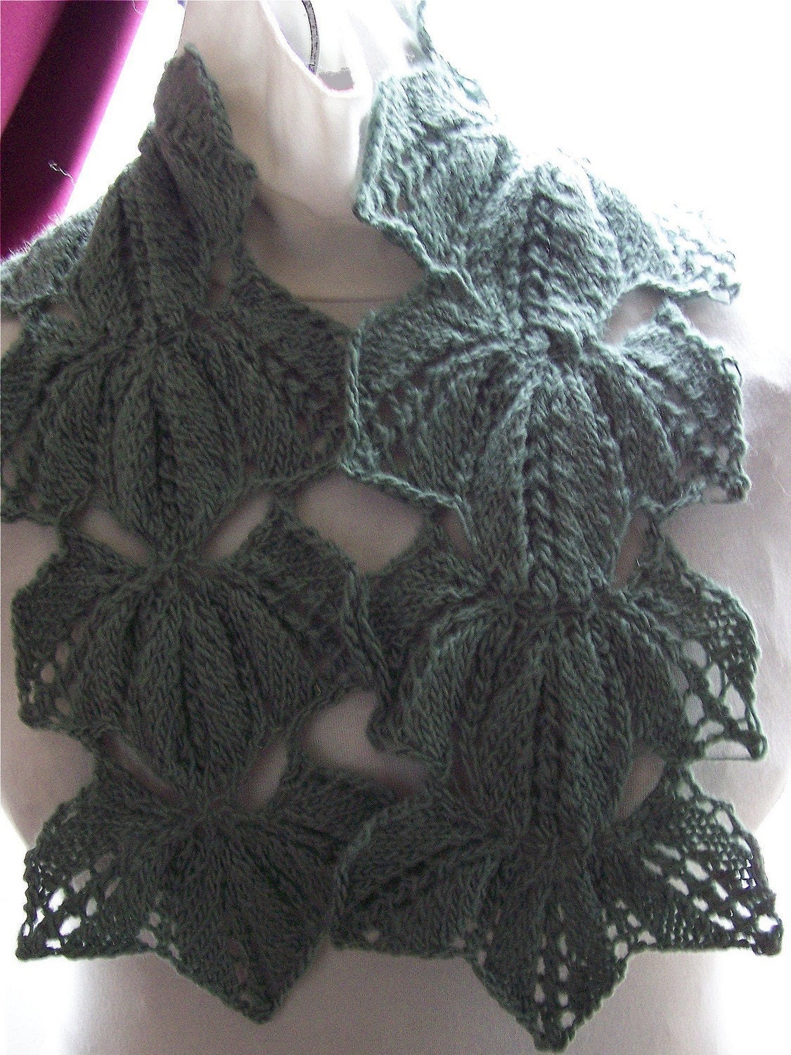 Leaf Lover Scarf Pattern Collection PDF 8 scarf patterns