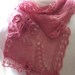 Sakura PDF hand knitting scarf pattern Add some Blossoms to your life