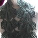 EverGreen PDF Hand Knit Scarf Pattern   Wear some nature around your neck