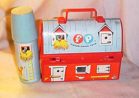 fisher price farm lunch box