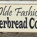 Primitive Wood Sign Olde Fashion Gingerbread Cookies