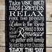 Large Wood Sign Porch Rules available in 28 colors