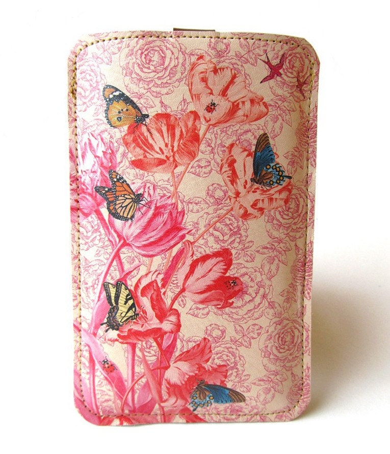 Special edition Leather iPhone/iTouch/HTC (Desire/Mozart) Case - Spring time design