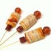 Marking Pins, Counting Pins, Needlepoint Tool, DIY Crafts, Butterschotch, Caramel, Brown, TJBdesigns
