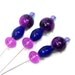 Counting Pins Needlepoint Marking Pins Magenta Blue