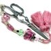 Scissor Fob Beaded Sewing Cross Stitch Quilting Needlepoint Pink Butterfly