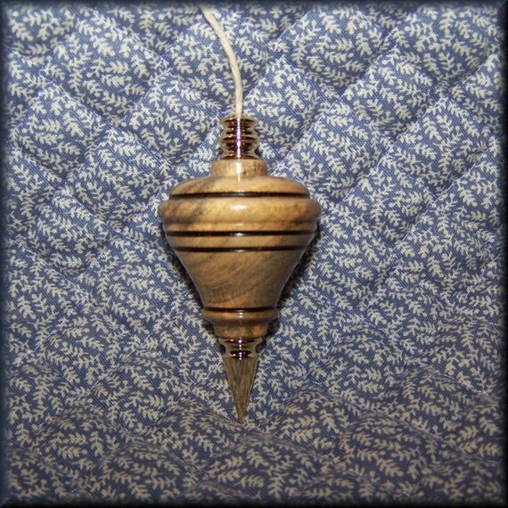 Mini Turned Maple Wood Plumb Bob by lambsoutlet on Etsy
