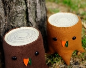 Dark Brown Stump