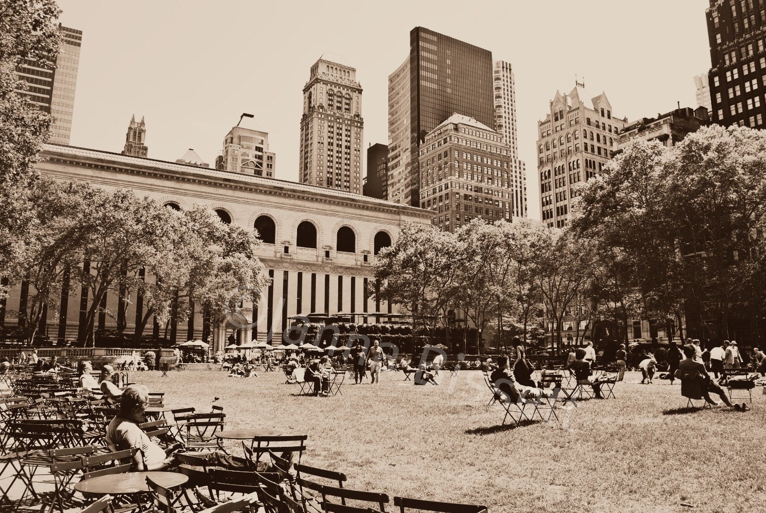 Bryant Park New York Fine Art Photography