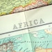1898 Large Antique Map of Africa