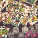 1894 German Brilliantly Coloured Chromolithograph of Playing Cards