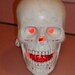 PERSONALIZED CERAMIC HALLOWEEN SKULL LAMP NIGHTLIGHT