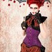 Design SALE Pointed Longline Steel Boned Underbust Corset SZ 22W