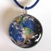 Planet Earth Glass Pendant - South America /The Americas