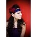 LIAISON by Kat Swank Headband- FLASH- Vintage Feathers, Upcycled Sequins, Luxurious Vintage Velvet Ribbon