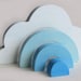 Wooden Cloud Stacker- Waldorf Toy- Eco-friendly