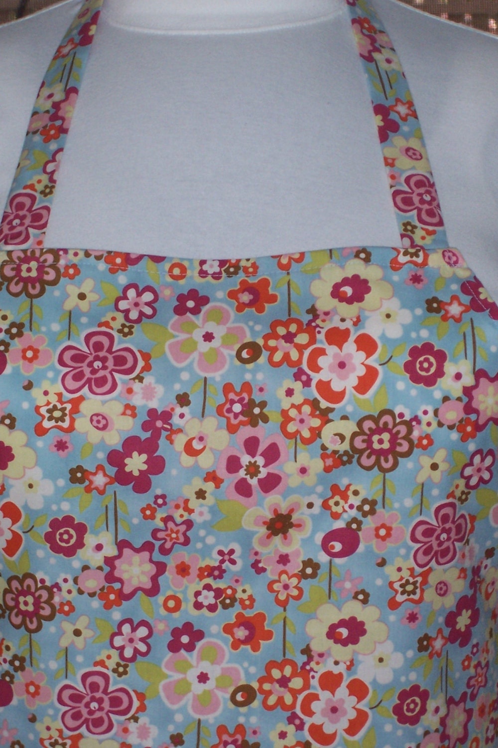 Plus Size Apron - Field of Flowers