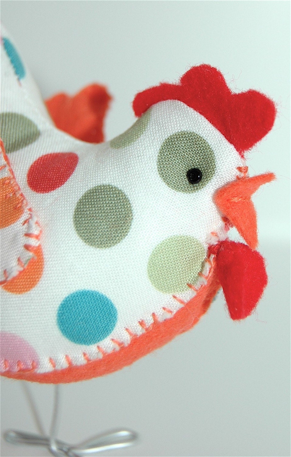 Cock-a-Doodle Polka Dot Cocotte