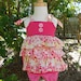 Pink, Pink, Pink- Ruffle Tunic & Bloomer Set 18M Ready to ship