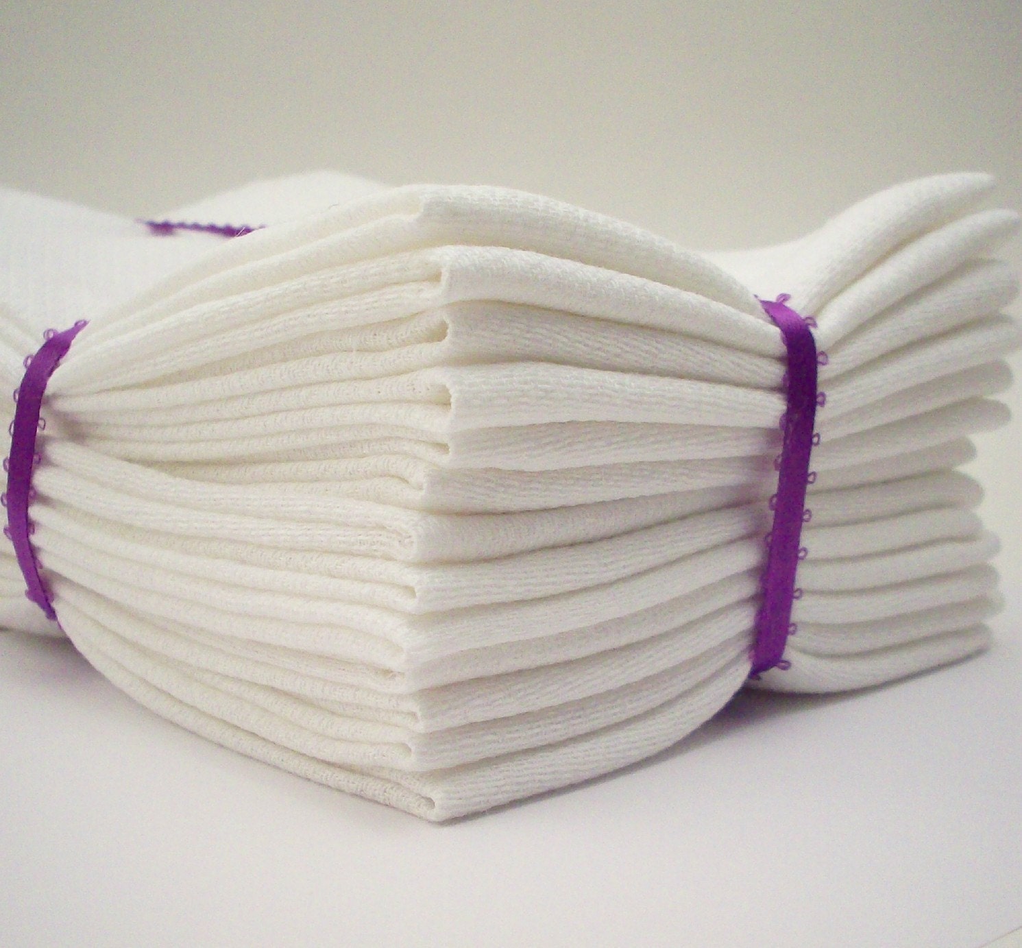 Un Paper Towels - Bakers Dozen - Eco Friendly Reusable Birds Eye Cotton - Laundry and Cleaning - Laundry and Cleaning