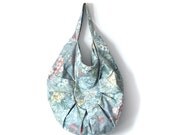 Floral Essi tote in canvas