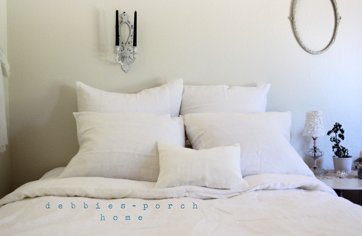SIMPLE...DUVET COVER..king size.. linen