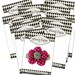 Black and White Harlequin Backing Cards