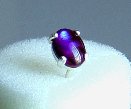 Purple Paua Shell Tie Tack Father's Day Gift for Dad
