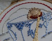 Pindsvin  a Brave Danish Hedgehog. Original Hand embroidery  PDF pattern  No shipping fee