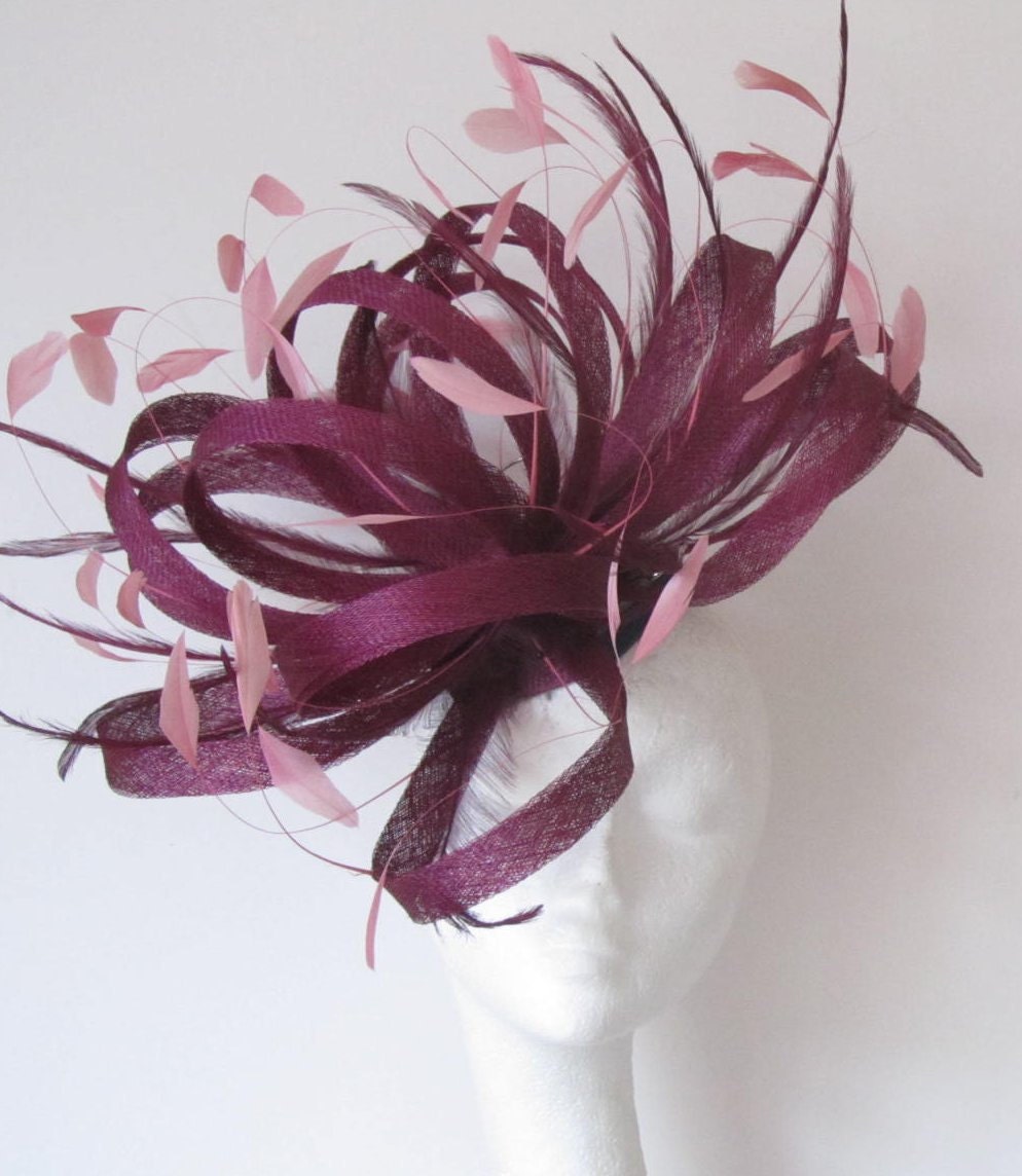 Jade Green Ostrich Fascinator Hat for Kentucky by Hatsbycressida