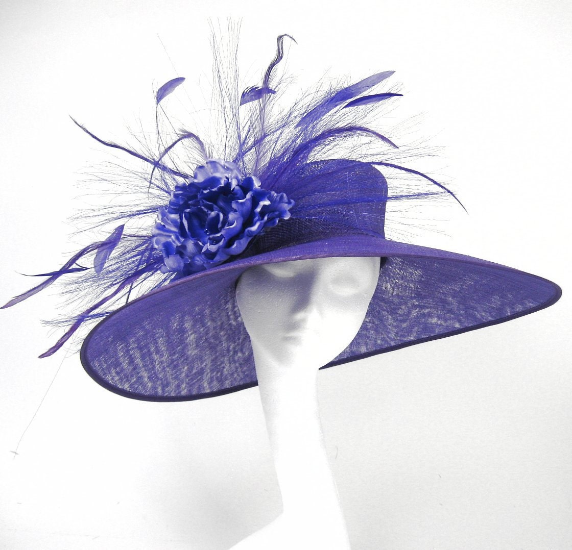 Beautiful Purple Kentucky Derby Or Wedding Hat By Hatsbycressida