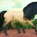 OOAK wool Felt fabric model horse 'Jenaveve'