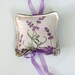 Lavender Sachet, 6"x6", to hang on a door or softly scent a drawer, by Jennifer Jones Rashleigh at Cedian Painting