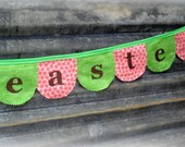 fabric HAPPY EASTER banner / bunting decoration