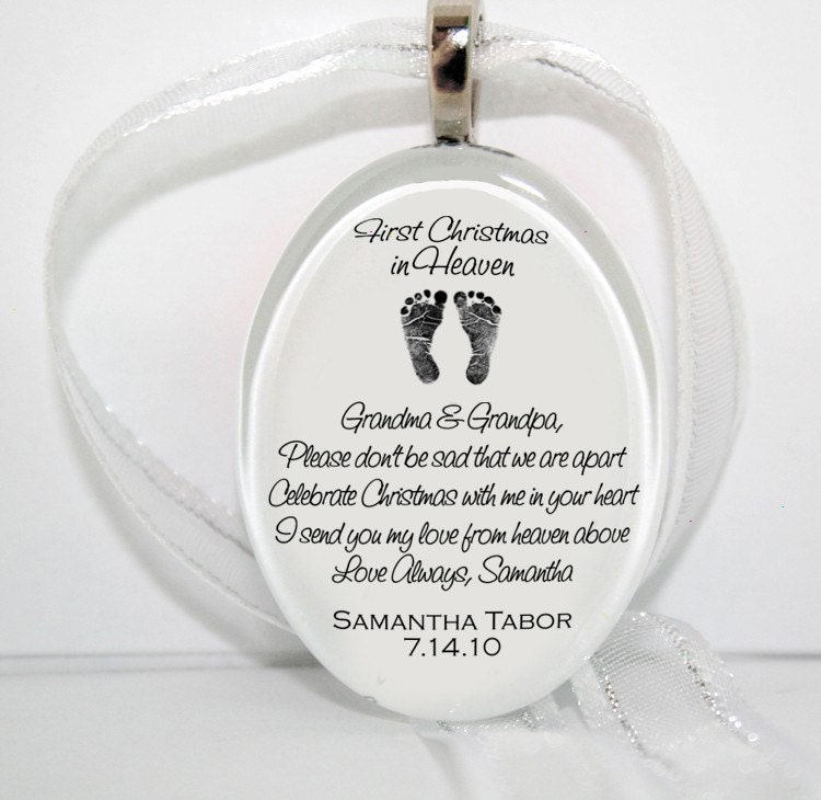 Don't be Sad Oval Glass Christmas Ornament