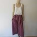 Reserve Vintage Cropped Pants, 80's Polka Dot Wide Legged Capri's/ Pants