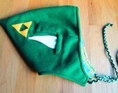 READY TO SHIP - Woodland Elf Hat w/ Triforce Design - Adult Medium Size