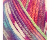 Ball of Colorful Yarn - 5x5 Retro Square Metallic Art Photograph Print - Made by artstudio54 on ETSY
