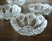 Pressed Glass Berry Bowls