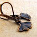 Petite Ginko Leaf Short Earring, Leaf Earring, Gift for Nature Lover, Gift for Her, Under 10