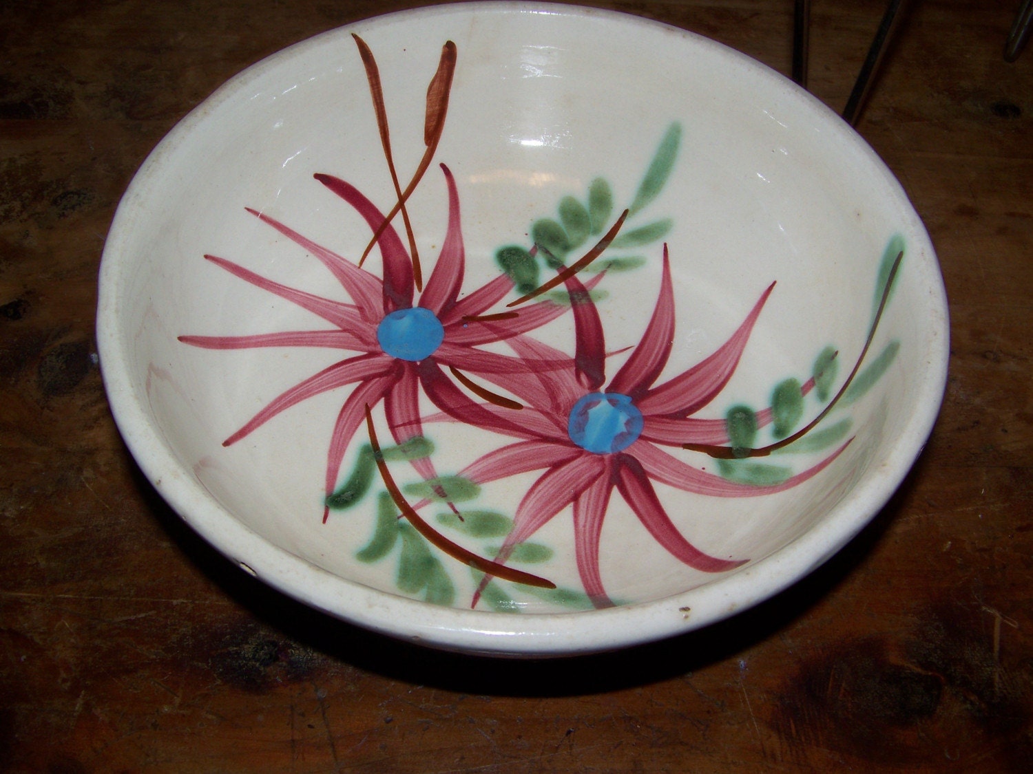 Vintage bowl by Rustic  Ware Roseville