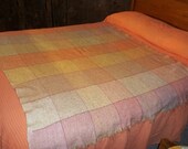 Vintage Peach throw