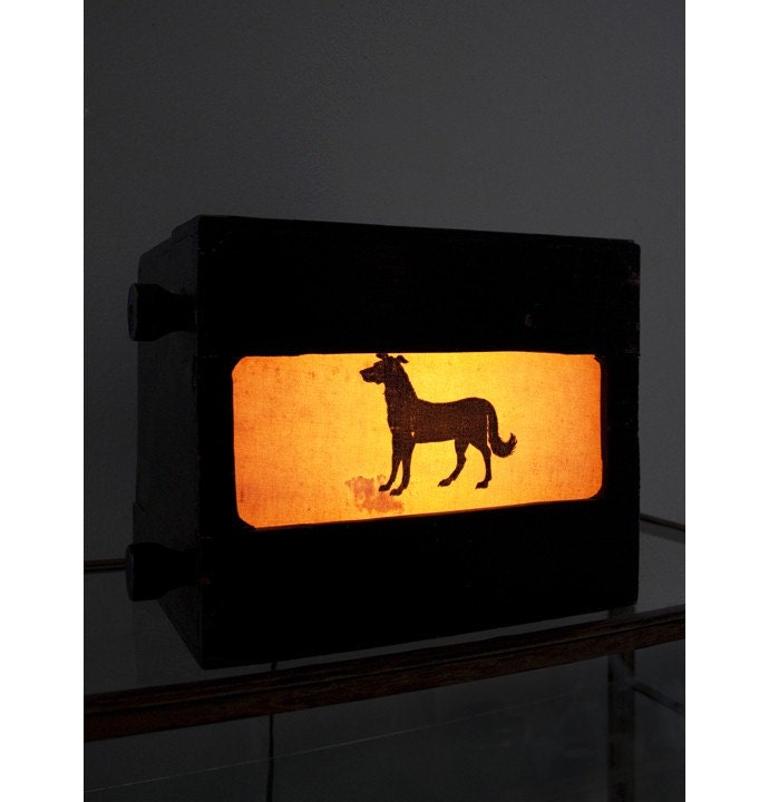 Antique Wooden Eye Chart Light Box