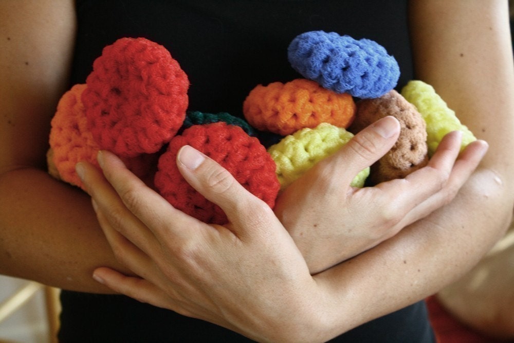 Spring Cleaning Special. Buy 3 Get one Free Eco-Scrubby  (handmade kitchen and home scrubbing tool)