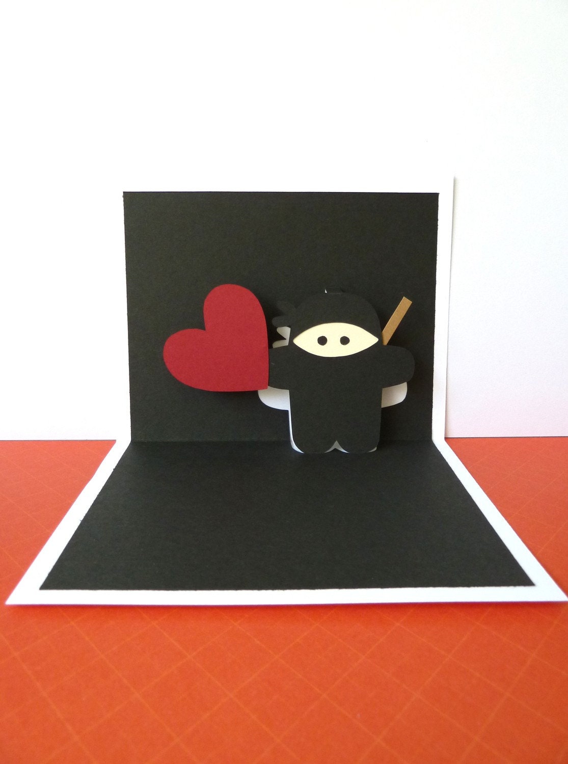 Personalized Ninja Pop Up Card