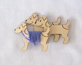 Jack the Terrier Embroidery Floss Holder (Set of 3)
