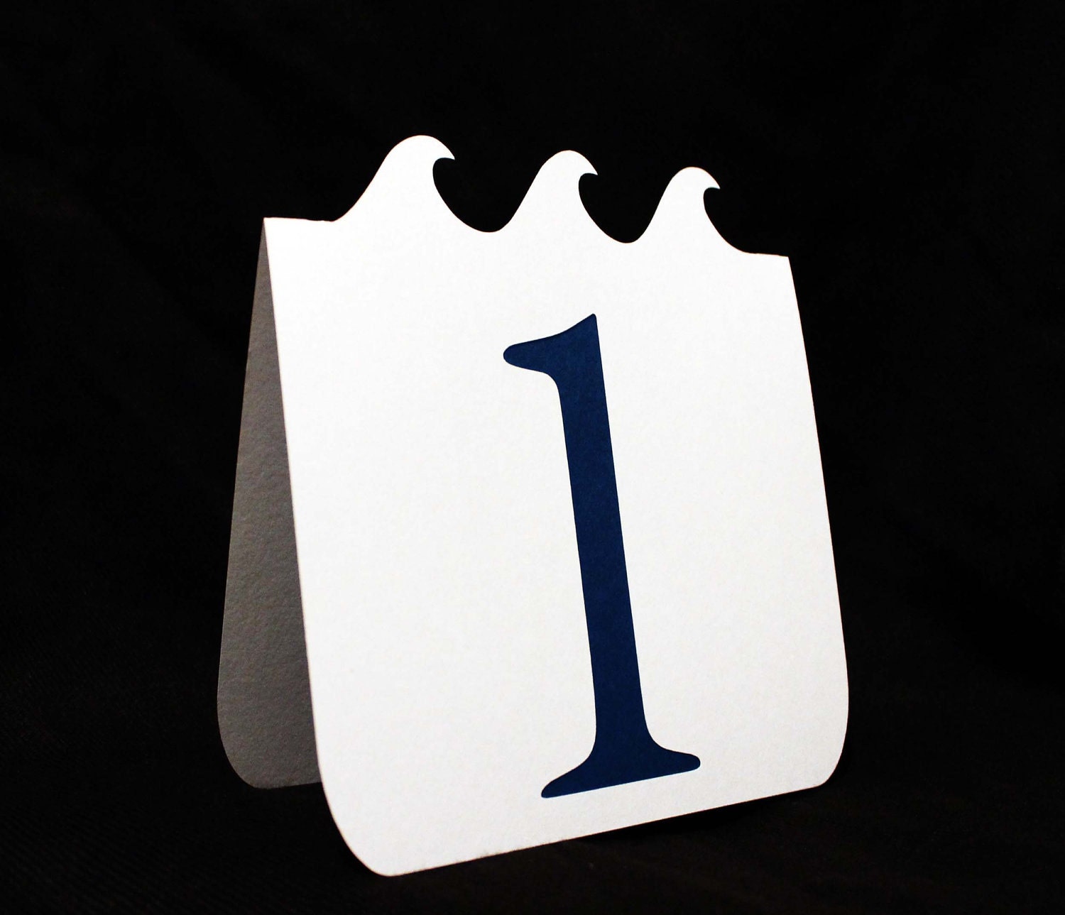 Wedding Table Numbers with Wave  Surf Accent 1 to 25