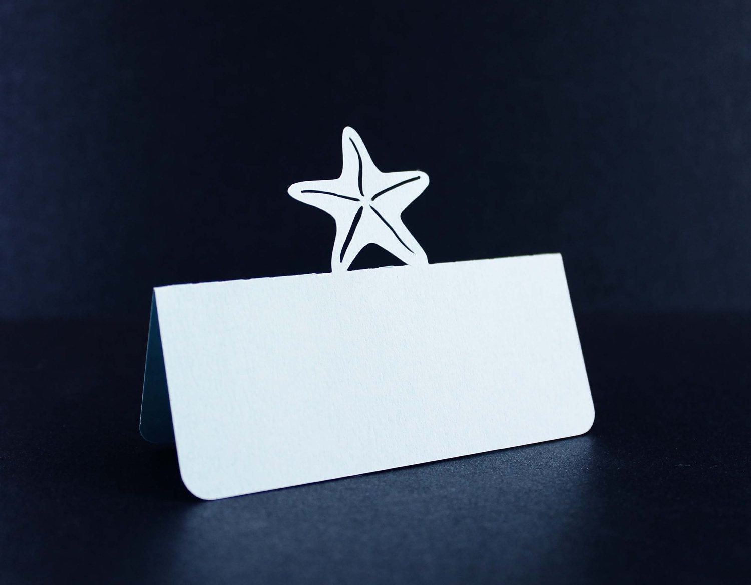 Wedding Starfish Place cards Set of 50