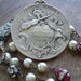 RESERVED for T Antique Music Art Medal Necklace A Symphony of Antique Decadence Antique and Vintage Assemblage